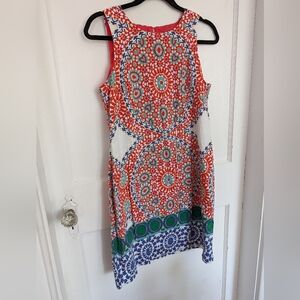 Brand New without tags London Times Short Dress. Great quality, vibrant pattern